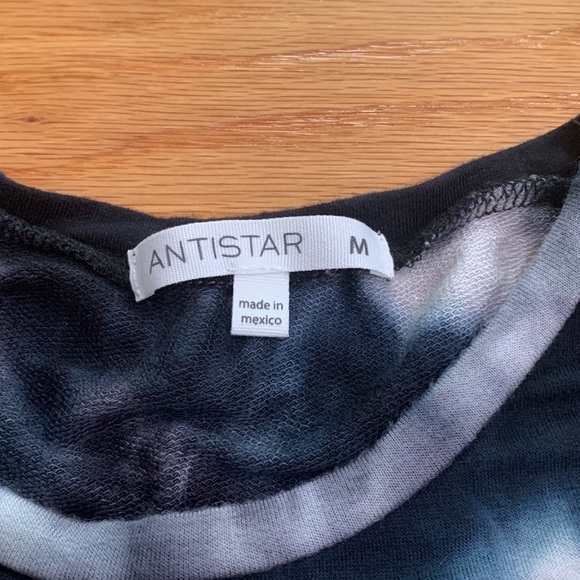 Black/white tie dye comfy dress - Picture 2 of 3